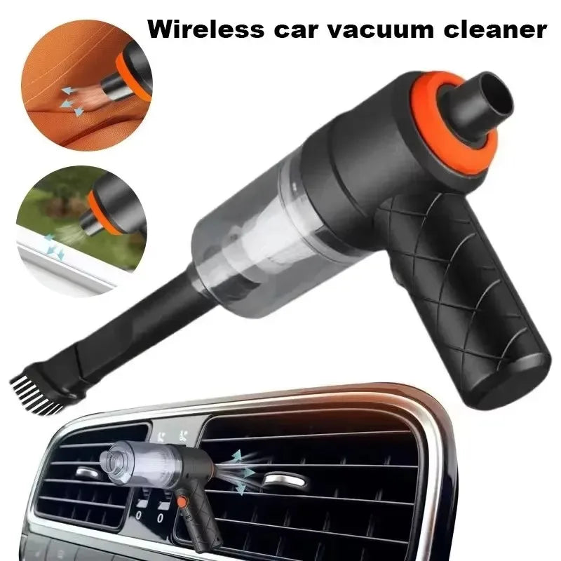 9000Pa Wireless Car Vacuum Cleaner USB Charging 1200Mah Portable Cleaning Appliance Mini Wet and Dry Vacuum Cleaner Household